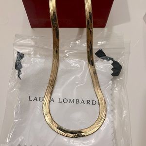 Brand new Laura Lombardi gold plated necklace